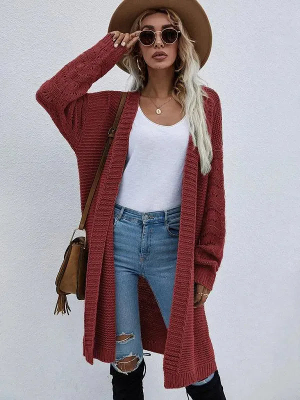Stilla | Strik Lang Kvinder Strikjakke Pullover