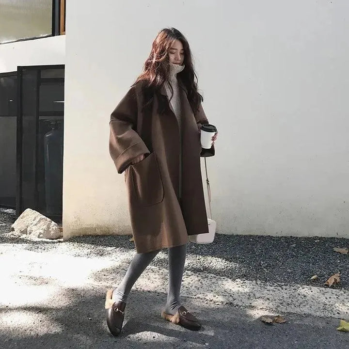 Stilla | Oversized Uldfrakke til Damer