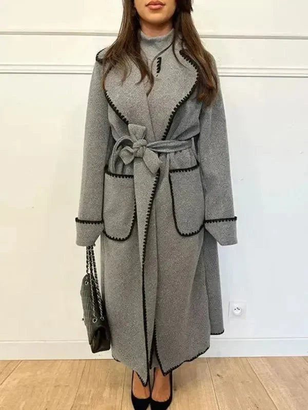Stilla | Oversized bælte kvinder trenchcoat