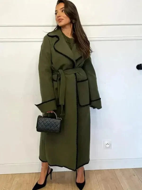 Stilla | Oversized bælte kvinder trenchcoat