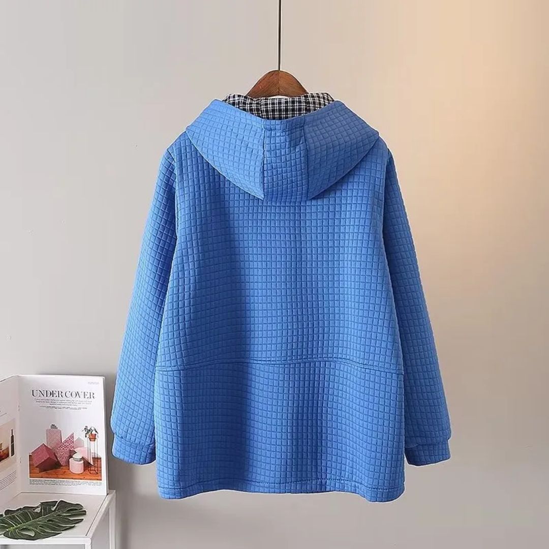 Stilla | Oversized bomulds-hoodiejakke - Afslappet og komfortabel