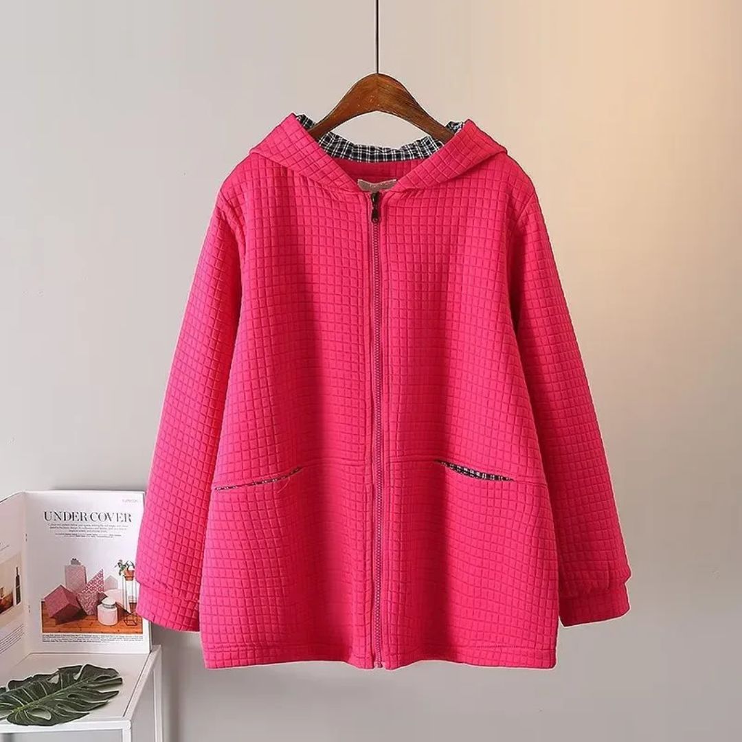 Stilla | Oversized bomulds-hoodiejakke - Afslappet og komfortabel