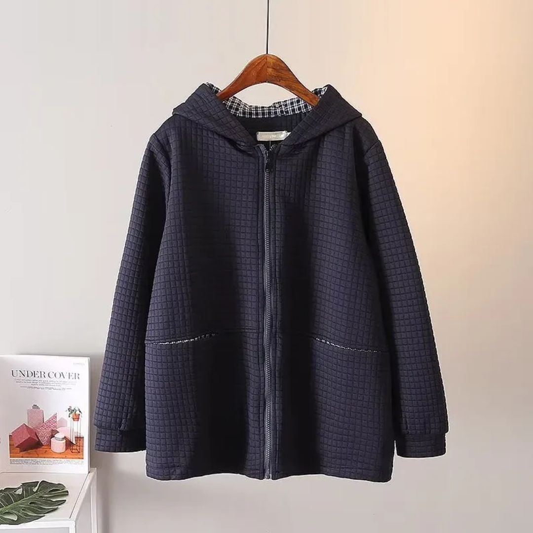 Stilla | Oversized bomulds-hoodiejakke - Afslappet og komfortabel