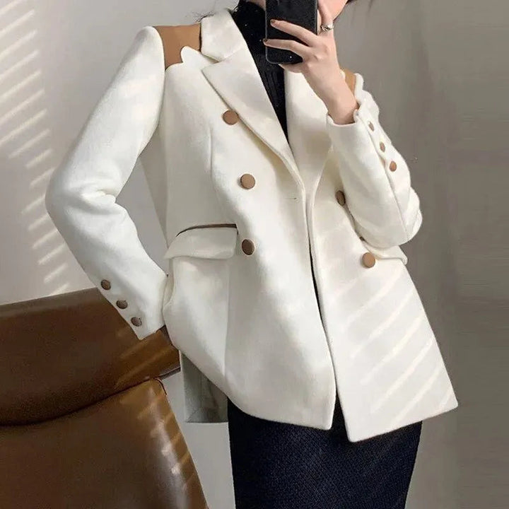 Stilla | Størrelse luksus blazer damer - afslappet - patchwork