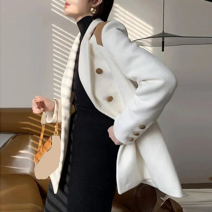 Stilla | Størrelse luksus blazer damer - afslappet - patchwork