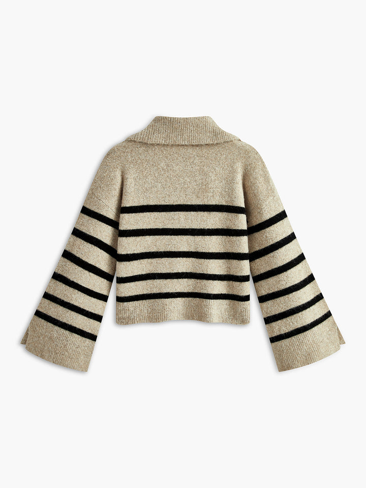 Stilla | Overdimensioneret Stribet Sweatshirt til kvinder