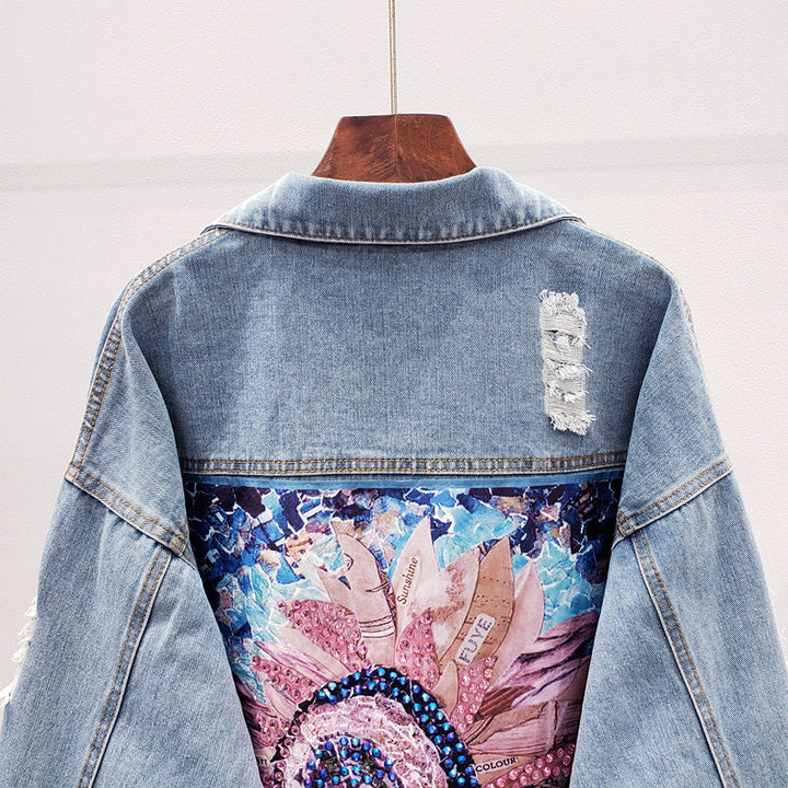 Stilla | Oversized Dame Denim Jakke