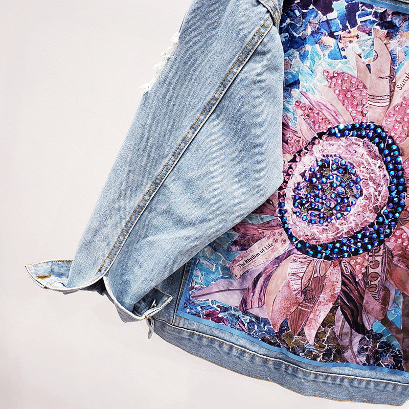 Stilla | Oversized Dame Denim Jakke