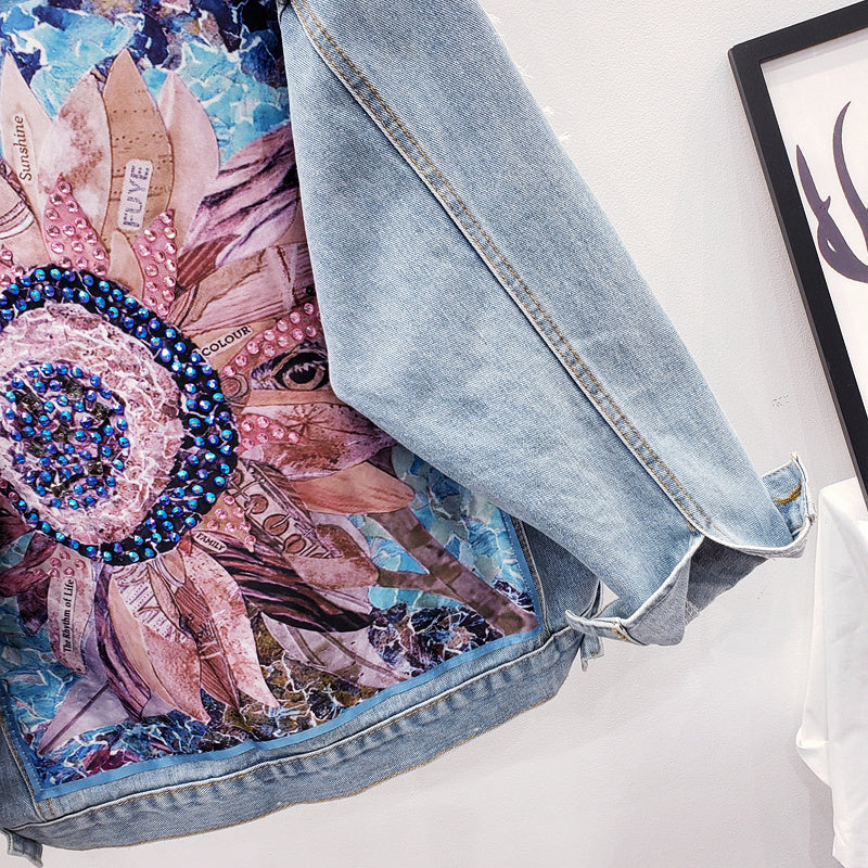 Stilla | Oversized Dame Denim Jakke