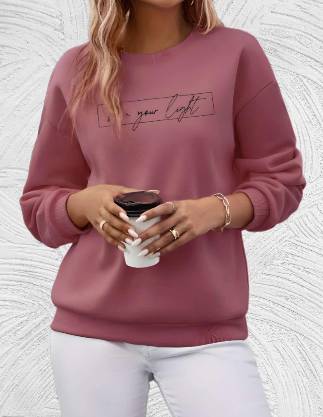 Stilla | Oversized dame sweater med rund halsudskæring