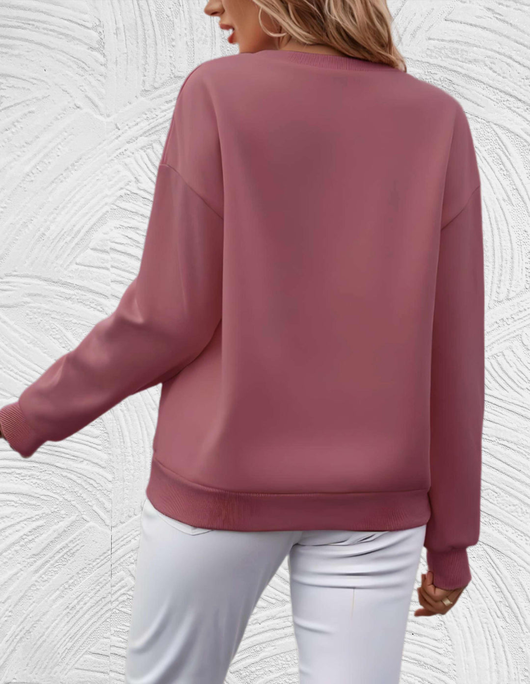 Stilla | Oversized dame sweater med rund halsudskæring