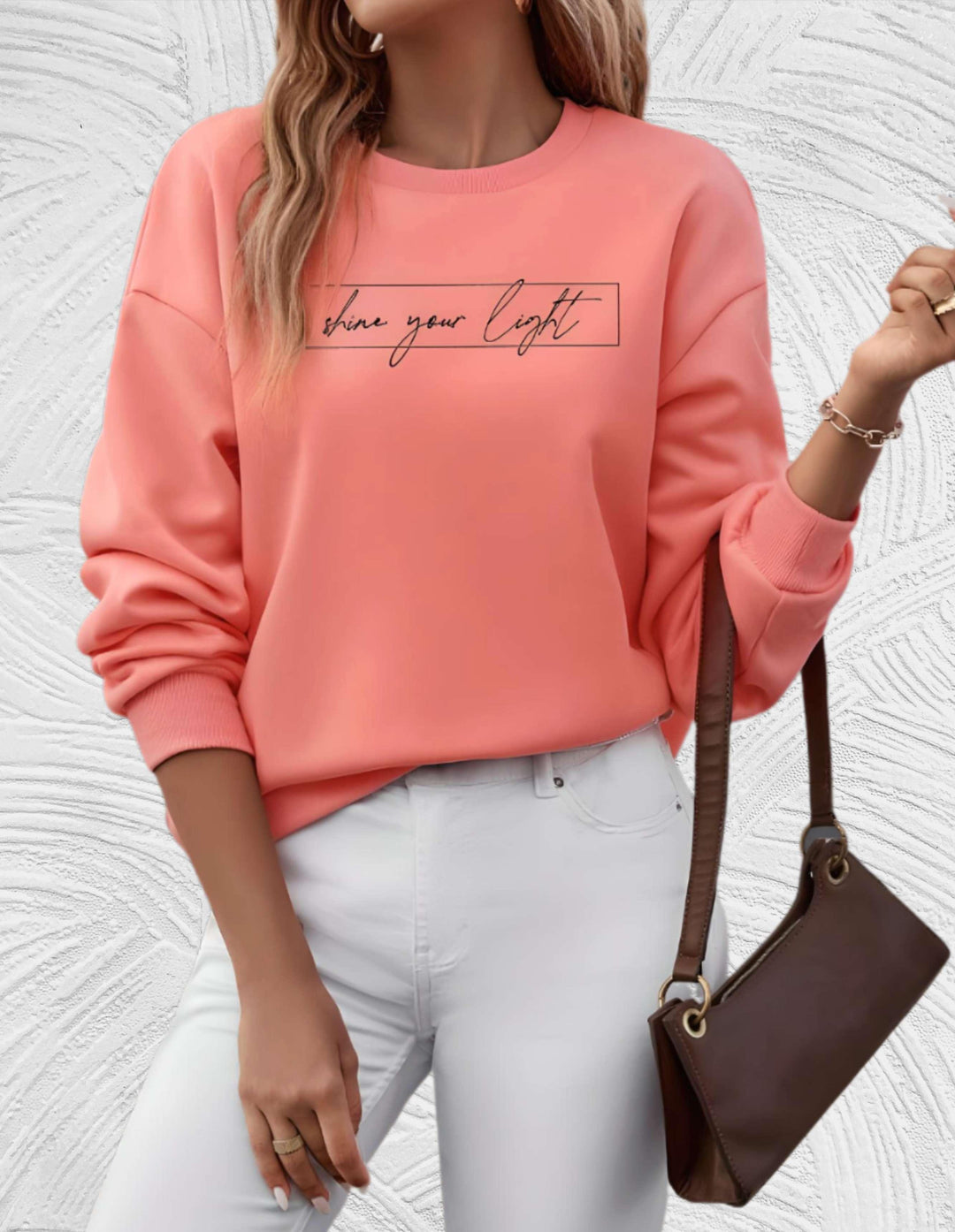 Stilla | Oversized dame sweater med rund halsudskæring