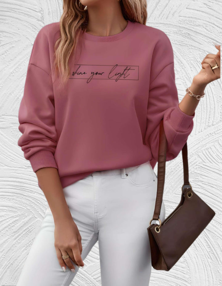 Stilla | Oversized dame sweater med rund halsudskæring
