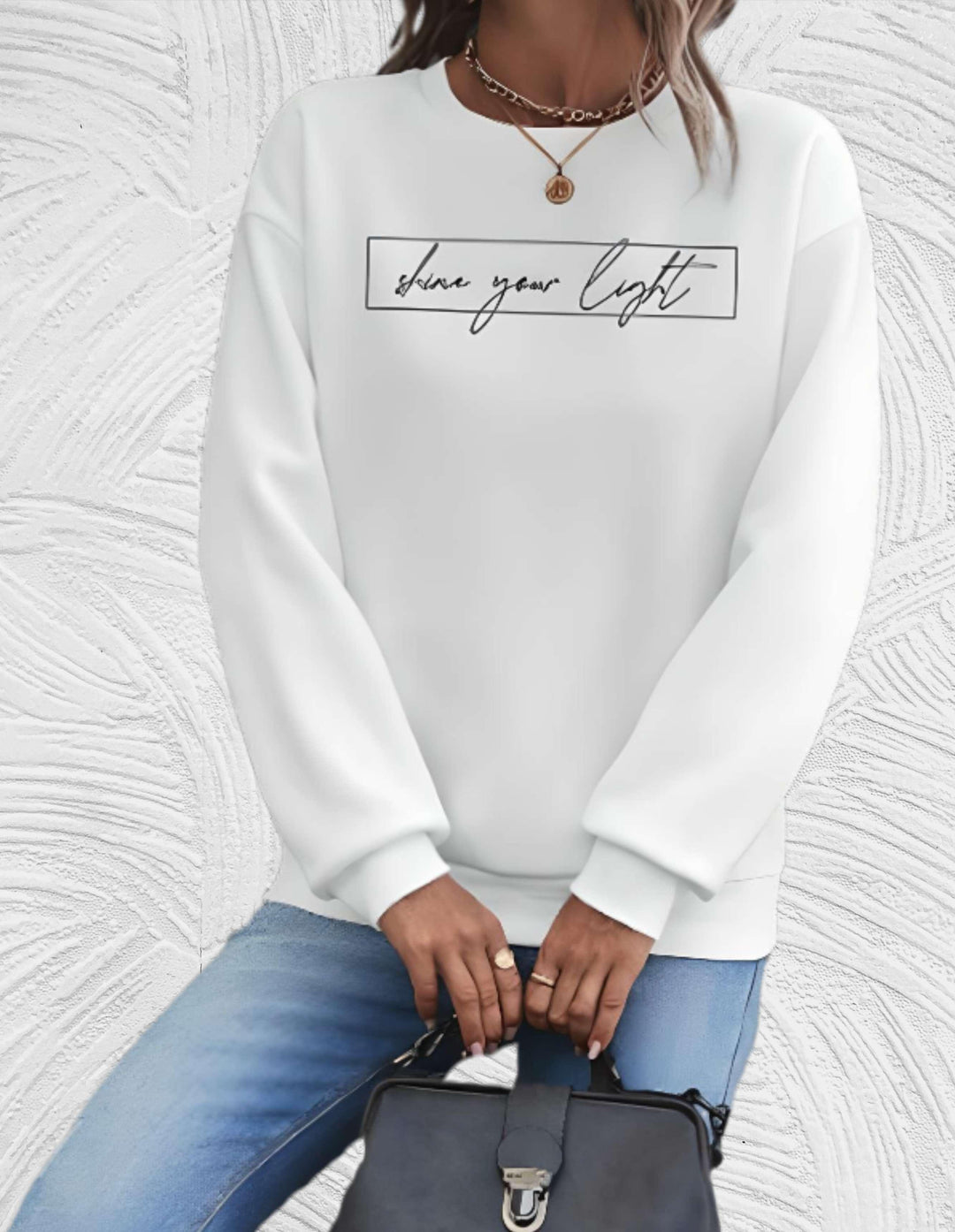 Stilla | Oversized dame sweater med rund halsudskæring