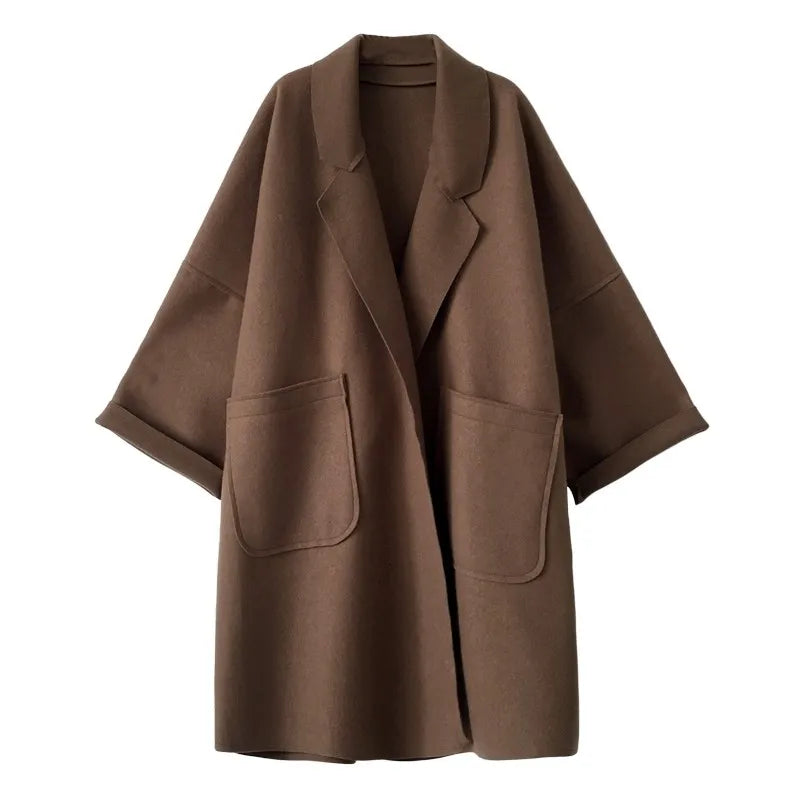 Stilla | Størrelser Uldblanding Trenchcoat