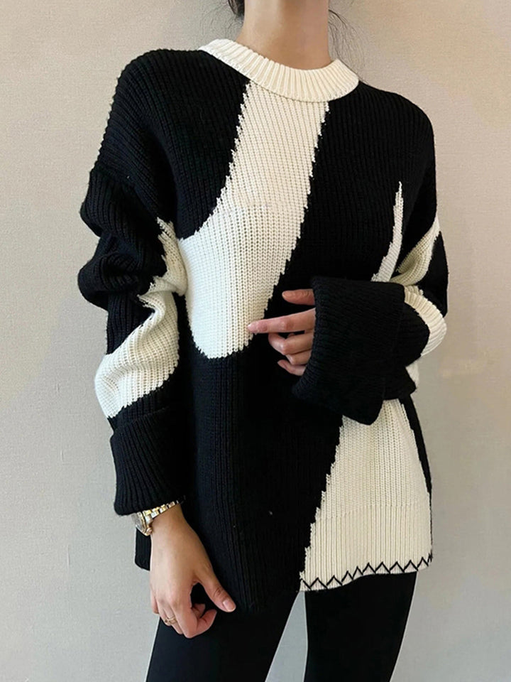 Stilla | Overdimensioneret zebra-print sweater til kvinder