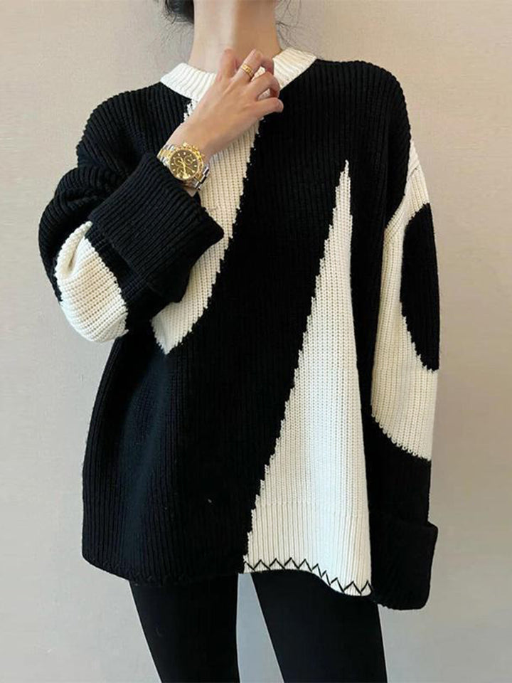 Stilla | Overdimensioneret zebra-print sweater til kvinder