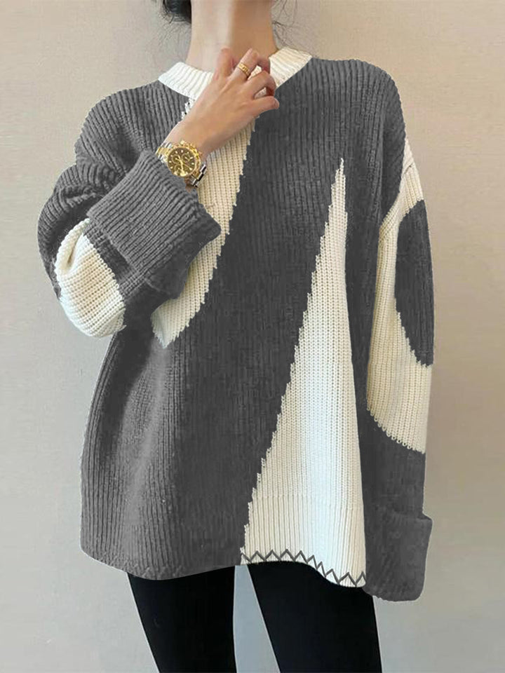 Stilla | Overdimensioneret zebra-print sweater til kvinder