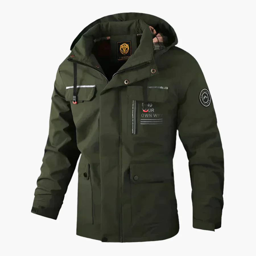 Stilla | Udendørs Vinterjakke Vandtæt - Sporty Parka med Aftagelig Hætte og Multifunktionelle Lommer til Hverdagsliv & Eventyr