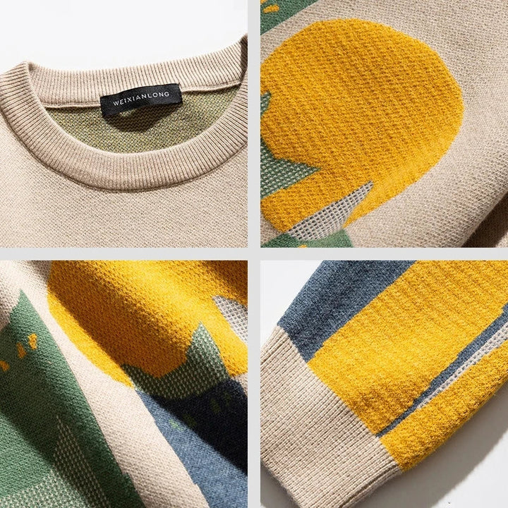 Stilla | Mønstret sweater til et hyggeligt og stilfuldt look