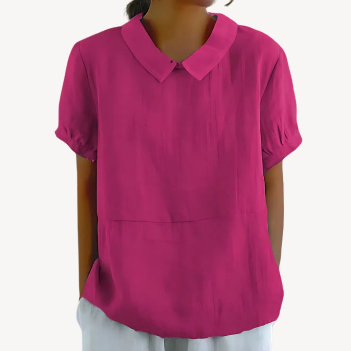 Stilla | Kvinders Krave Linned Mix Bluse
