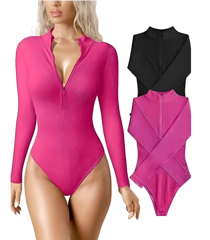 Stilla | Lynlås Bodycon i Elasthan