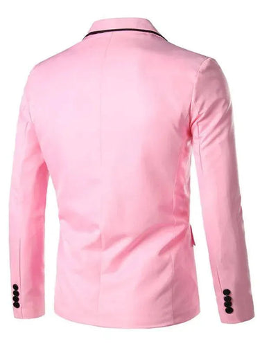 Stilla | Pink Slim Fit Herre Blazer