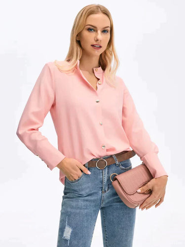 Stilla | Bluse Langærmet Knudebluse