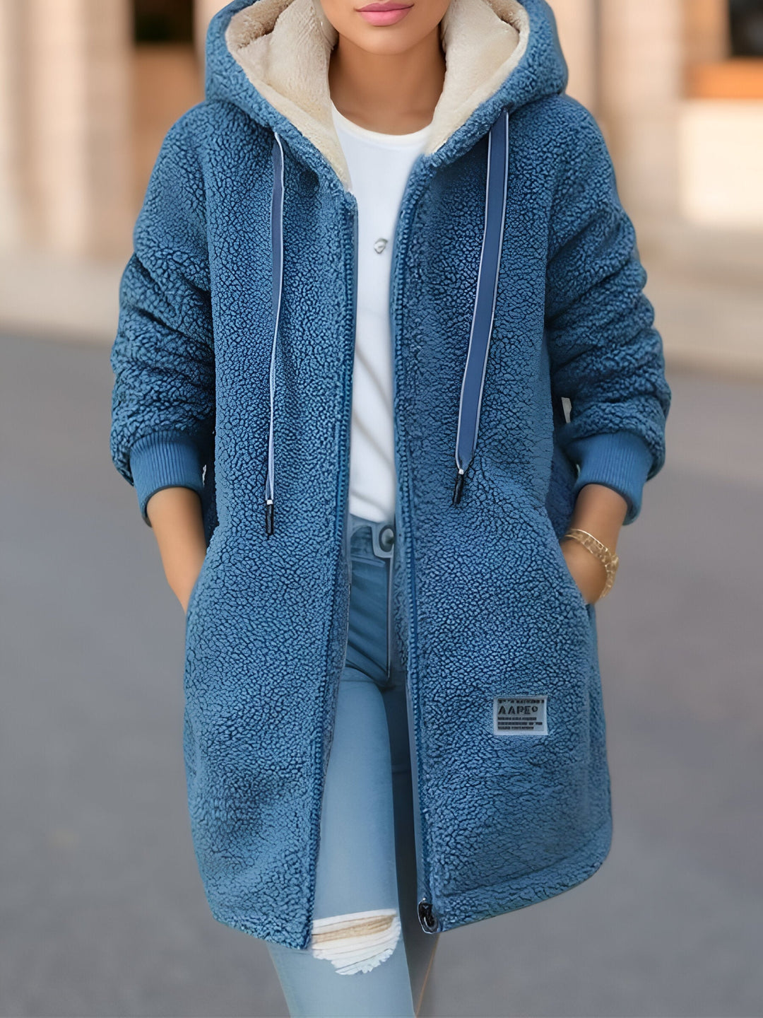 Stilla | Sweatshirt med hætte lavet af cashmere fleece