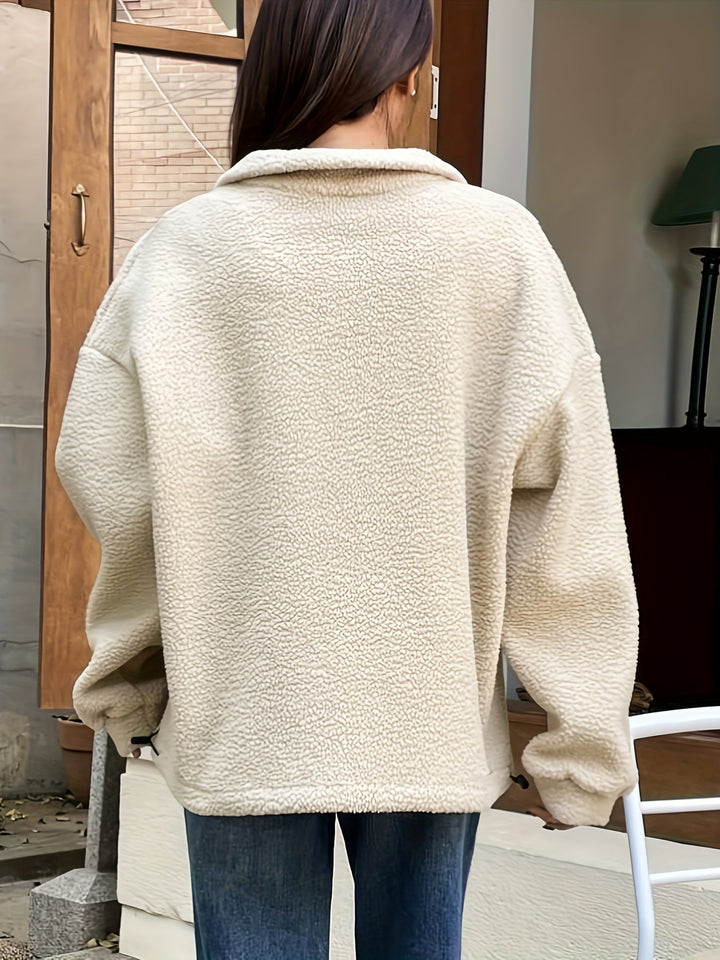 Stilla | Enkelt Quarter-Zip Pullover Sweatshirt