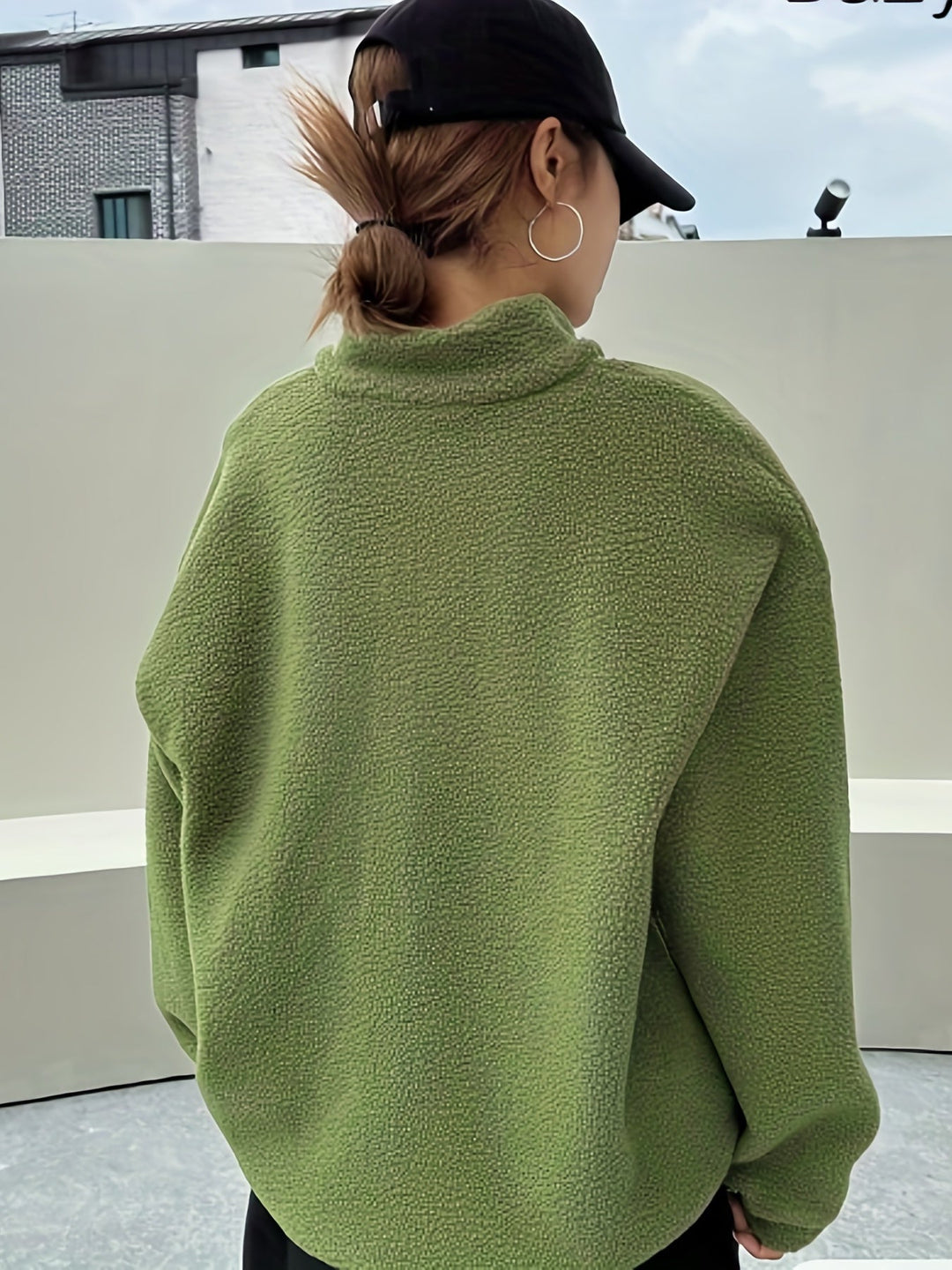 Stilla | Enkelt Quarter-Zip Pullover Sweatshirt