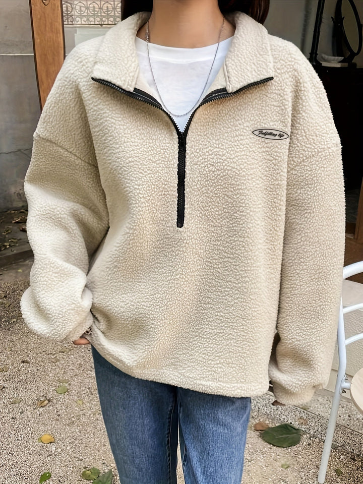 Stilla | Enkelt Quarter-Zip Pullover Sweatshirt