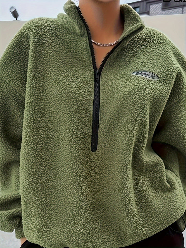 Stilla | Enkelt Quarter-Zip Pullover Sweatshirt