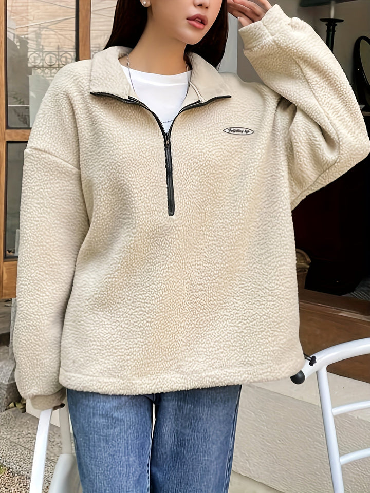 Stilla | Enkelt Quarter-Zip Pullover Sweatshirt