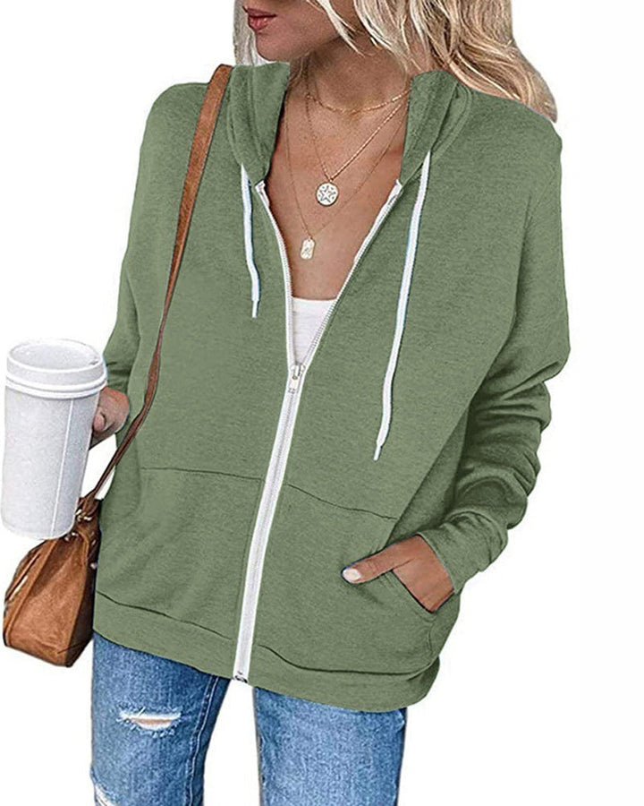 Stilla | Enkel dame hoodie med lommer