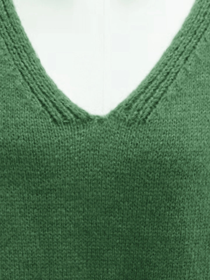 Stilla | Plus Size Fritids V-Hals Bluse til Kurvede Kvinder