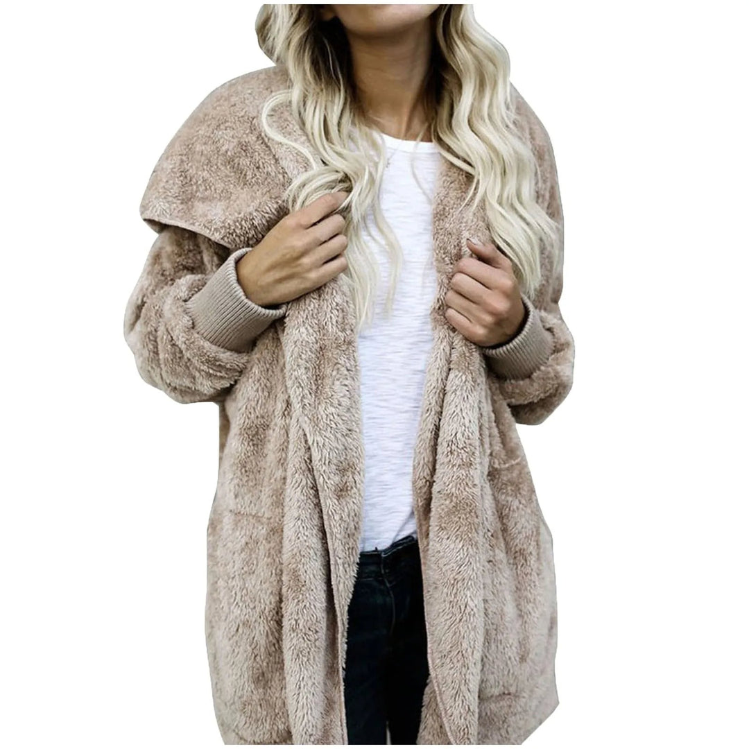 Stilla | Fløjlsvelour Plus Size Vinterfrakke