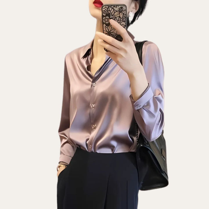 Stilla | Kvinders Satin Bluse