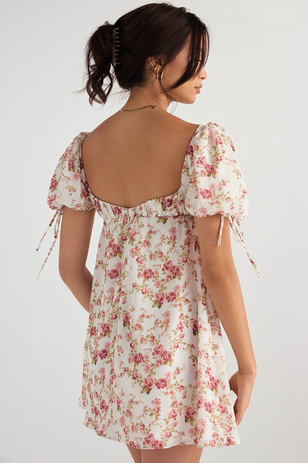 Stilla | Minikjole Med Rosa Print