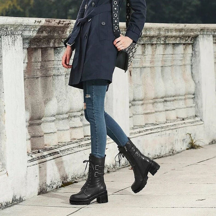 Stilla | Elegant Snørebånd Støvle