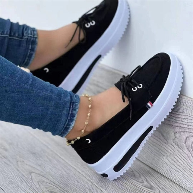 Stilla | Polstret Plateau-sneaker