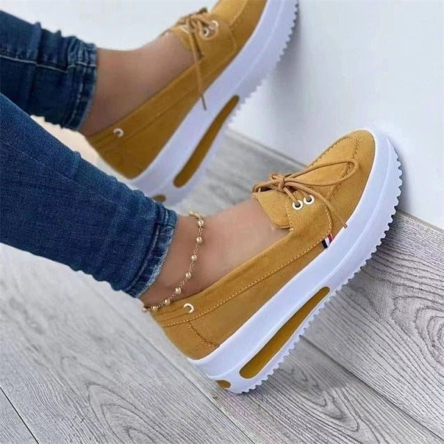 Stilla | Polstret Plateau-sneaker