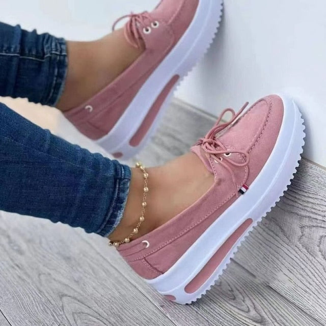 Stilla | Polstret Plateau-sneaker
