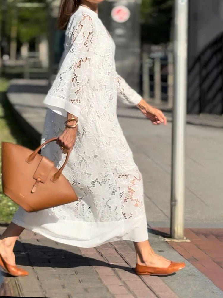 Stilla | Elegant spids midi kjole