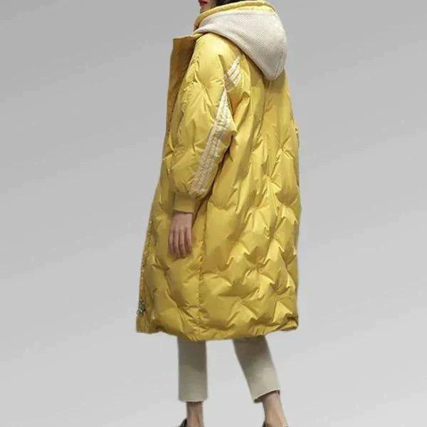 Stilla | Oversized Quiltet Parka Med Hætte Til Kvinder