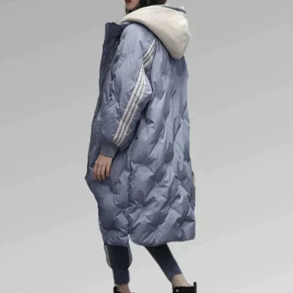 Stilla | Oversized Quiltet Parka Med Hætte Til Kvinder