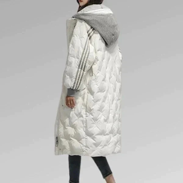 Stilla | Oversized Quiltet Parka Med Hætte Til Kvinder