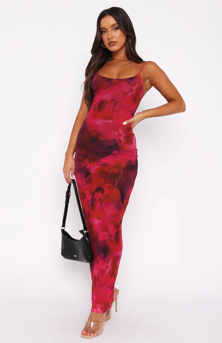Stilla | Blomstret Sommer Maxi Kjole