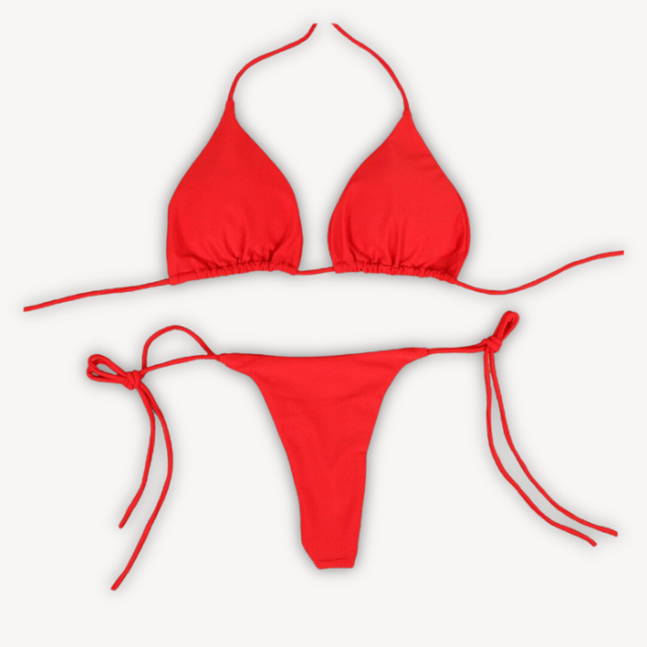 Stilla | Damers Halter Tanga String Bikini Sæt