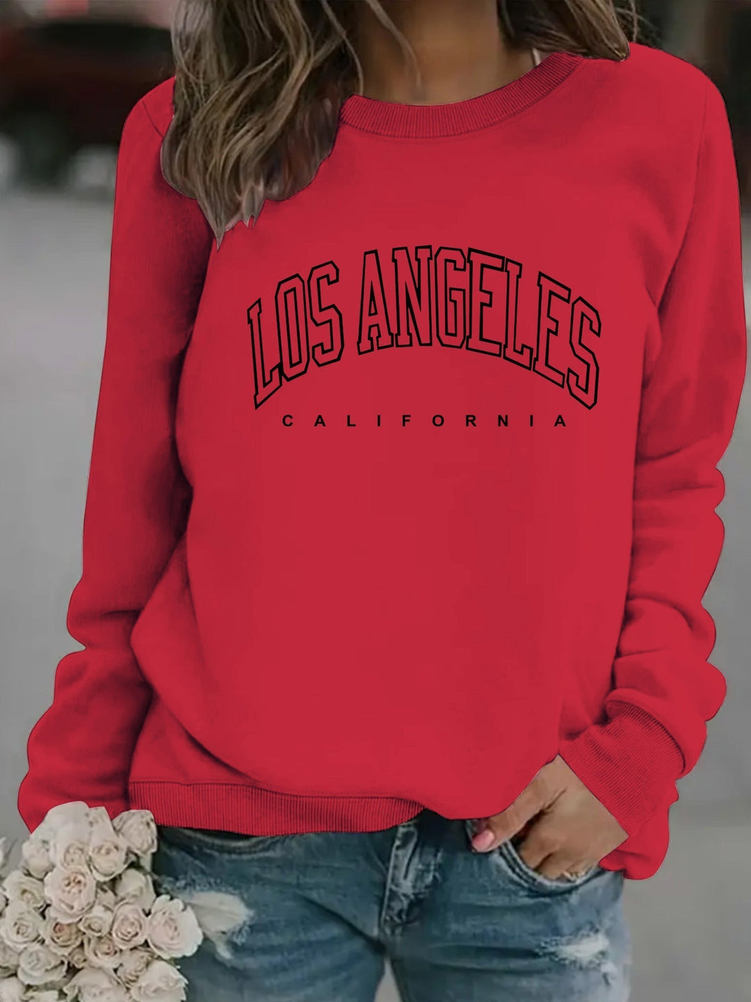 Stilla | Pullover Rundhals Los Angeles Til Kvinder